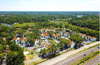 drone view of RED BAY multifamily property in Jacksonville